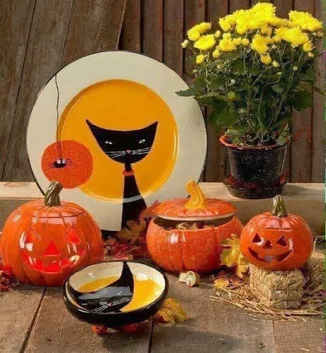 Halloween Pottery Painting