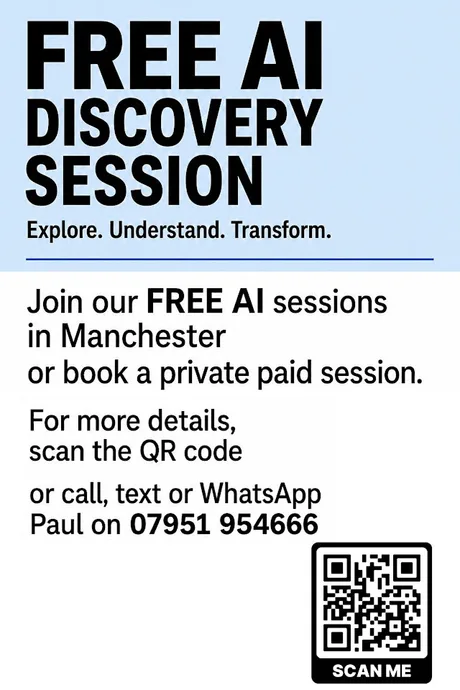 FREE AI DISCOVERY SESSION CHORLTON MANCHESTER