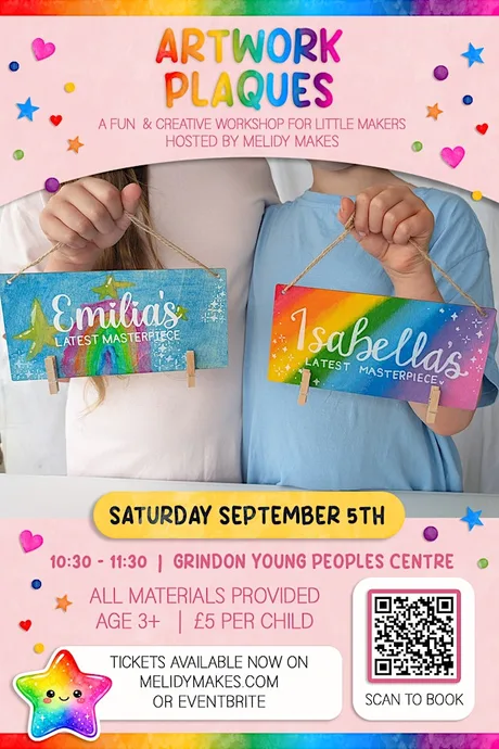 KIDS CRAFT WORKSHOP - ARTWORK PLAQUES