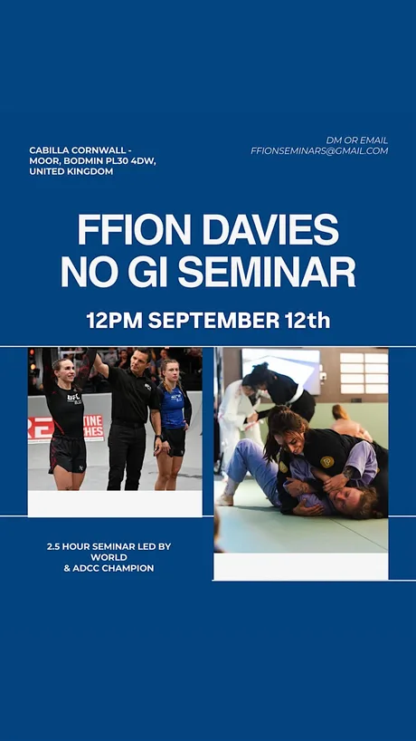 Ffion Davies No Gi Seminar