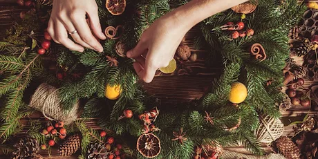 Christmas Wreath-Making Workshop at Cutlers' Hall