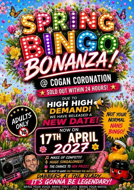 SPRING BONKERS BINGO BONANZA
