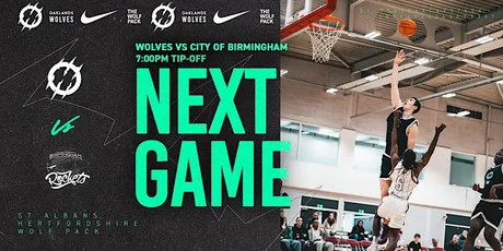 BCB Trophy Oaklands Wolves vs City of Birmingham Rockets