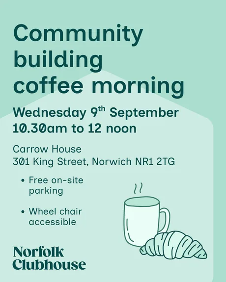 Norfolk Clubhouse – Community building coffee morning