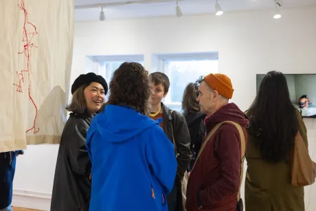 Opening night of Here, Somehow and Patterns & People