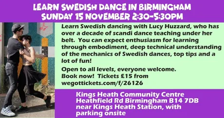 Learn Swedish Dance with Lucy Huzzard