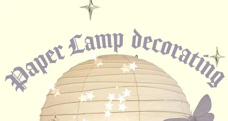 Paper lamp decorating workshop