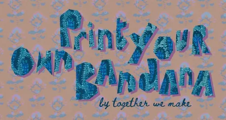 THE PRINTMAKING SOCIAL - Print your own Bandana!