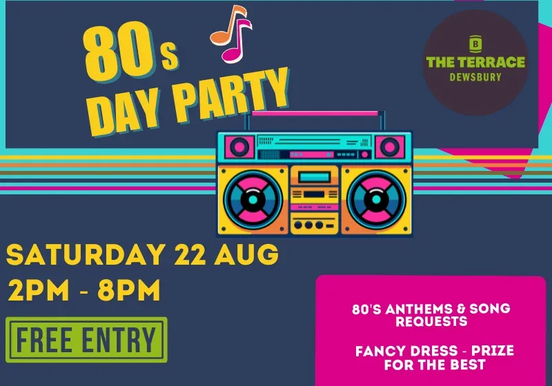 80s FREE Day Party