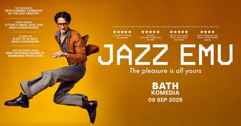 Jazz Emu: The Pleasure Is All Yours at Komedia Bath