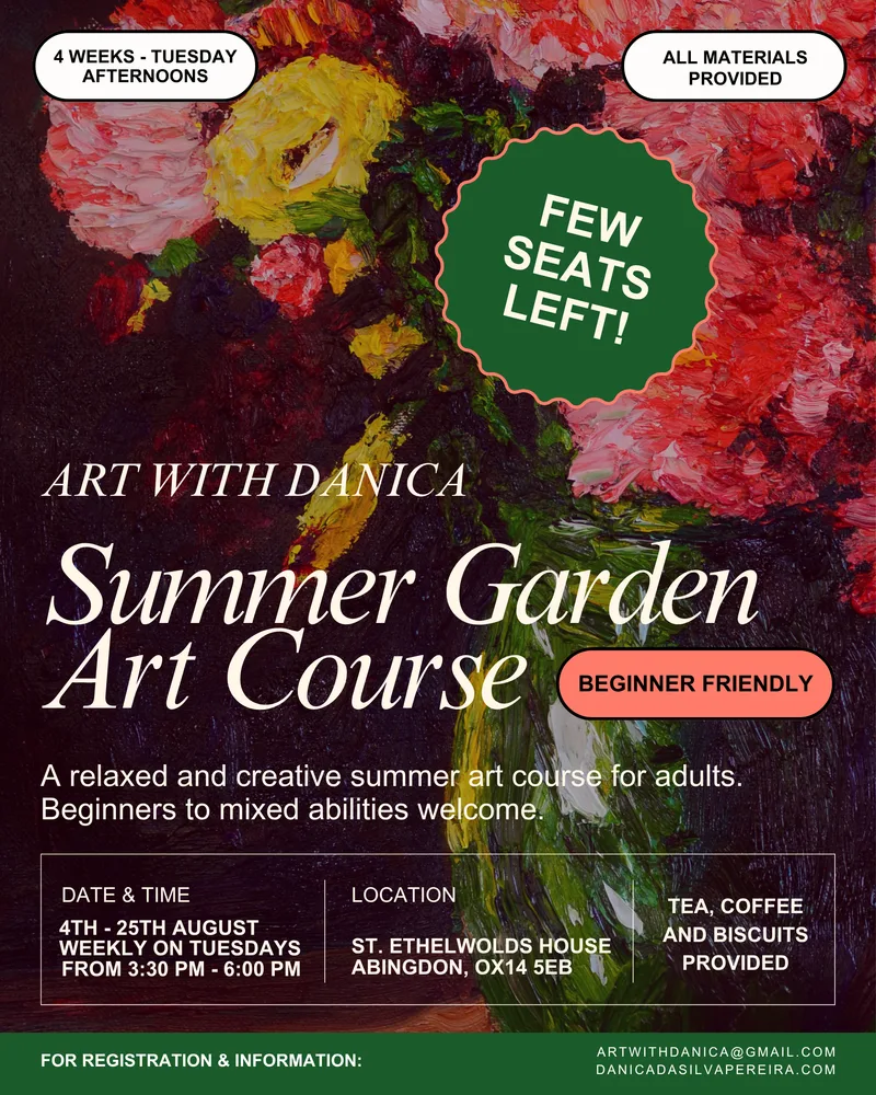 Summer Garden Art Course (4 weeks) Tuesday Afternoons
