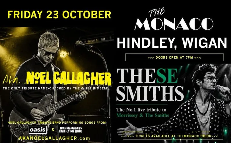 AKA…Noel Gallagher & These Smiths Tributes