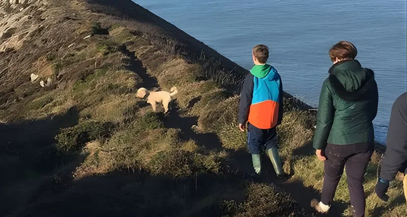 Guided walk on the remote and wild North Cornish coast