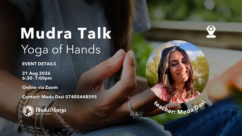 MUDRAS (Yoga for Hands) TASTER SESSION