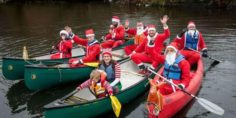 Santa Paddle For Alder Hey Children's Charity