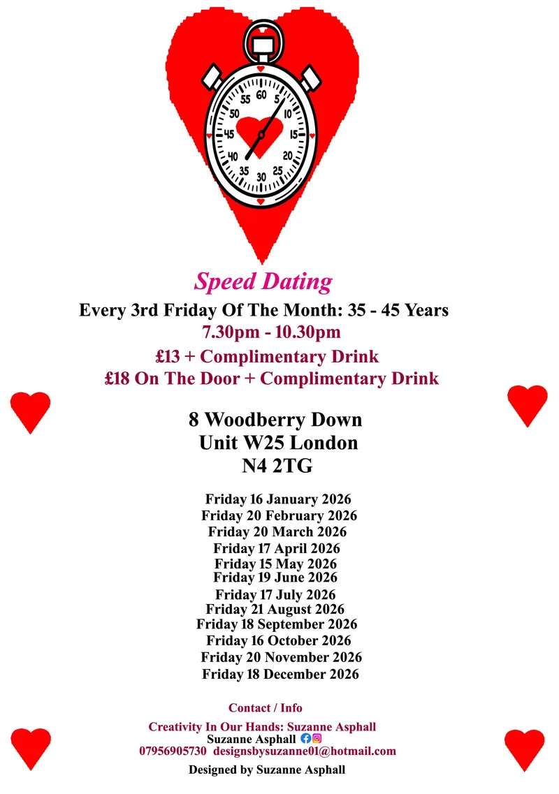 Speed Dating 35 - 45 years Fridays