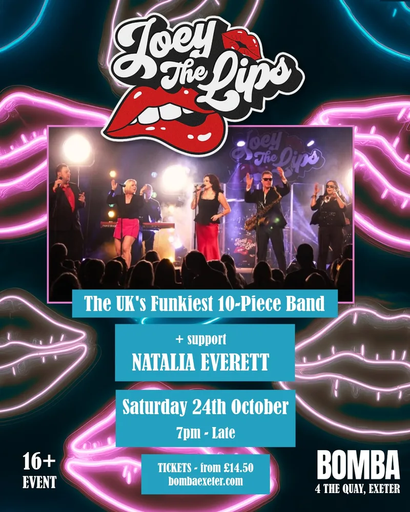 Joey The Lips (10 Piece Funk Band) | 24.10.26 | Bomba Exeter