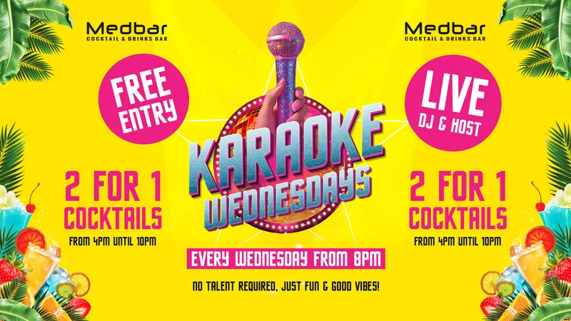 Karaoke & DJ from 8pm