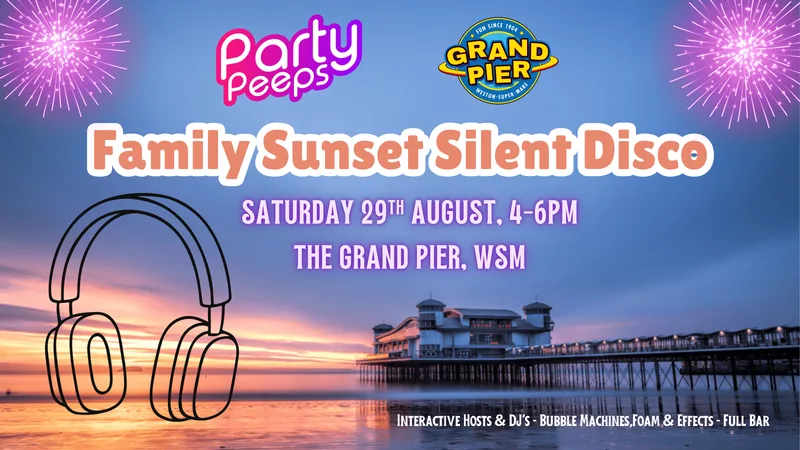 Family Sunset Silent Disco