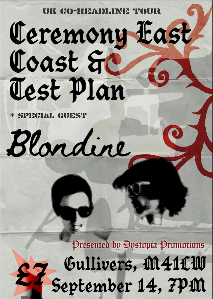 Test Plan + Ceremony East Coast and Special Guests Blondine