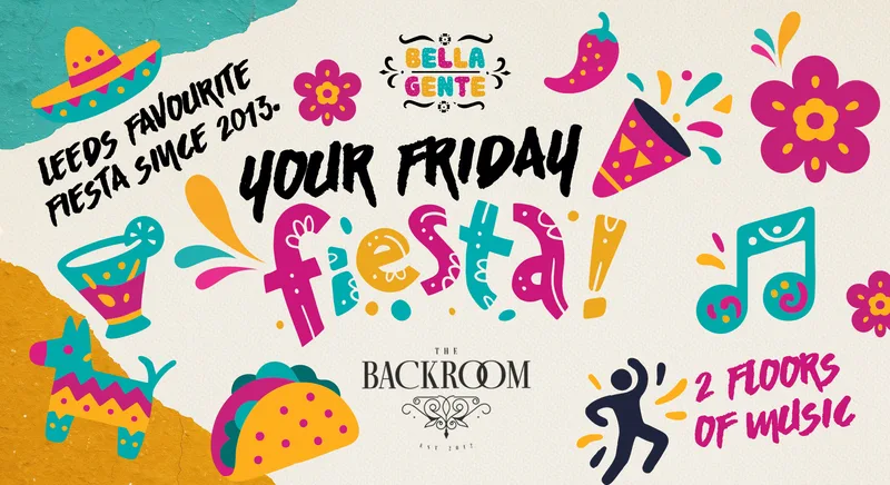 💃 Leeds' Friday Fiesta x Bella Gente :: Reggaeton vs RnB & Hip Hop @ The Backroom