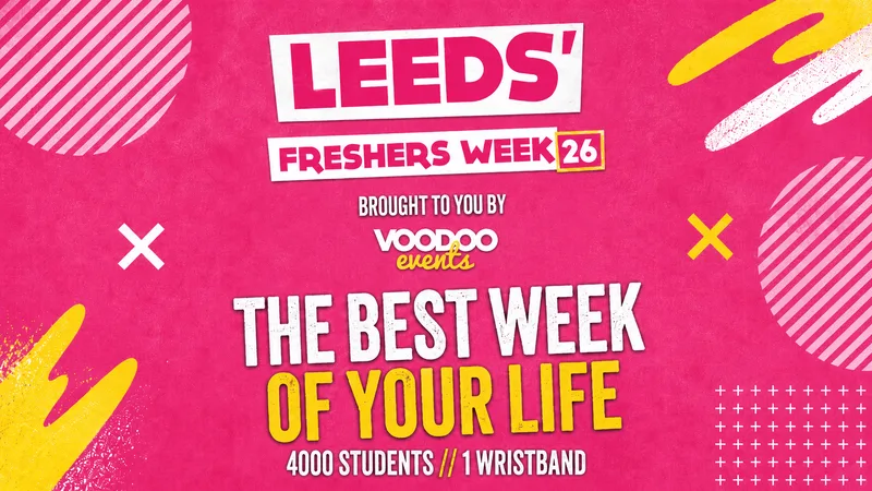 Leeds' Freshers Wristband 2026 (WEEK TWO 20TH-26TH September)