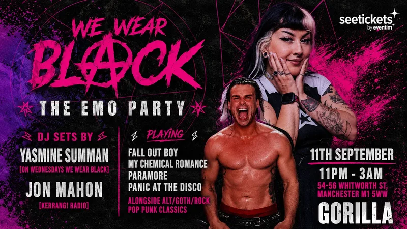 WE WEAR BLACK: THE EMO CLUB NIGHT