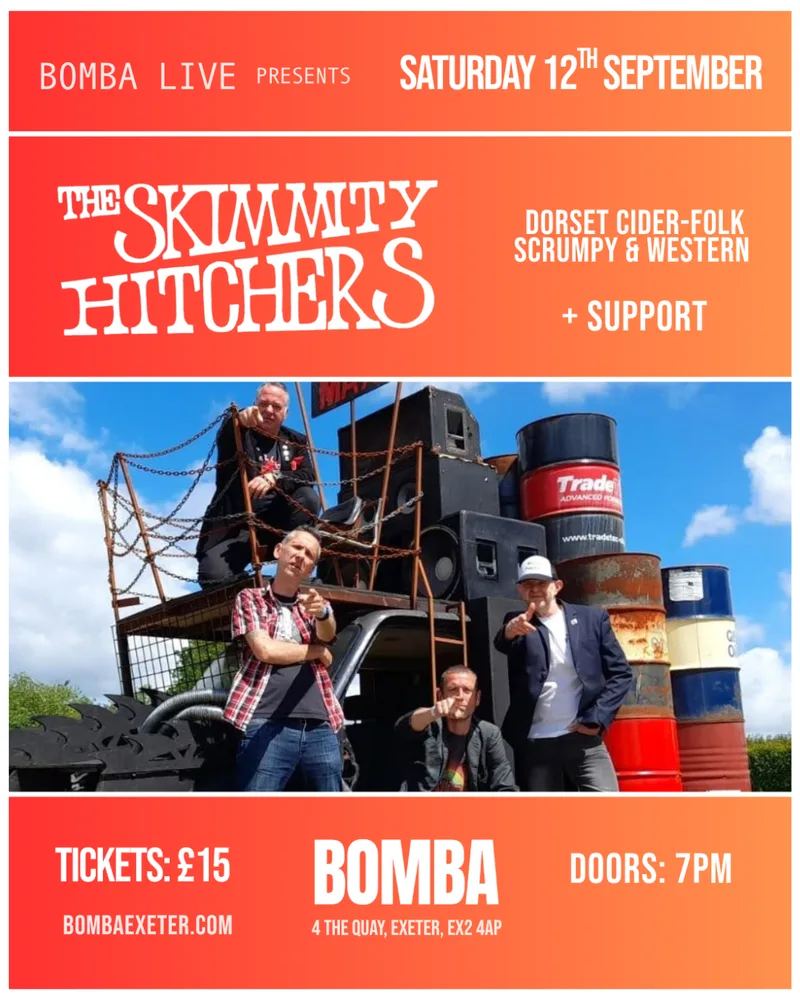 Bomba Live: The Skimmity Hitchers | Exeter | 12.09.26