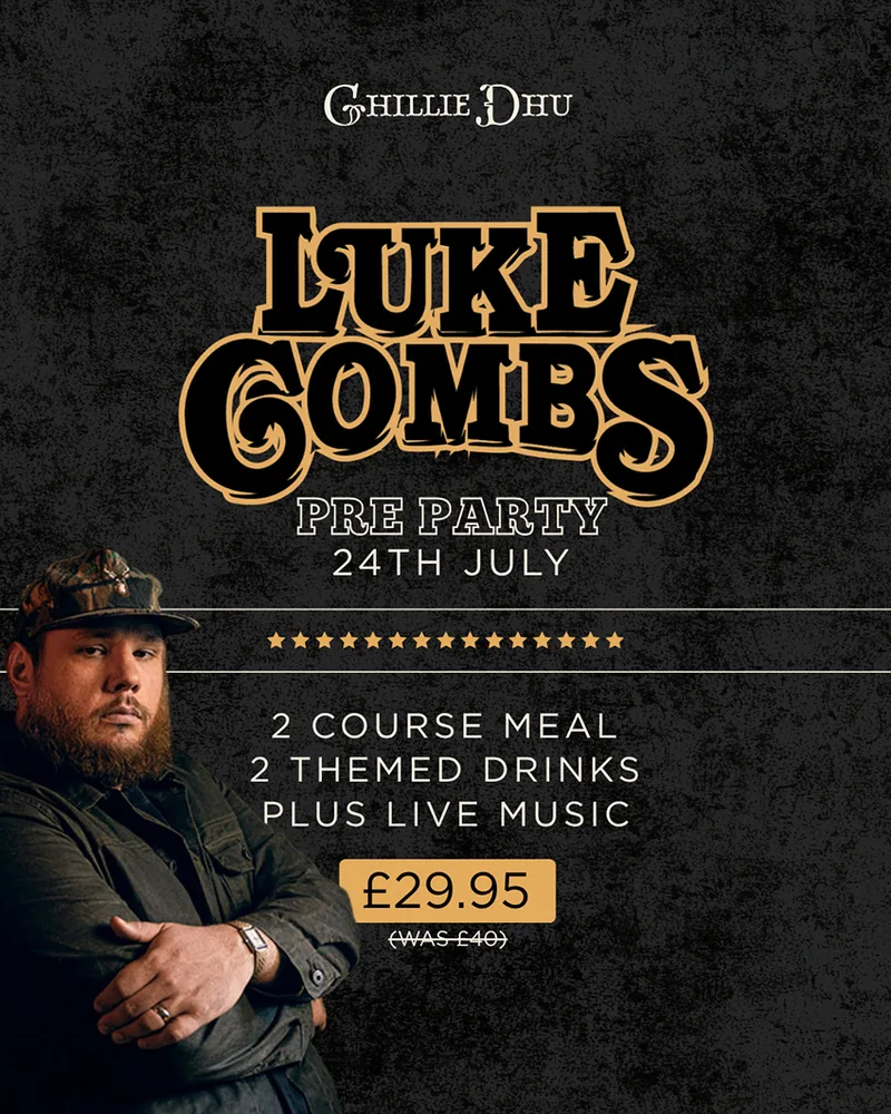 Luke Combs Pre Party. Country Brunch. Edinburgh.