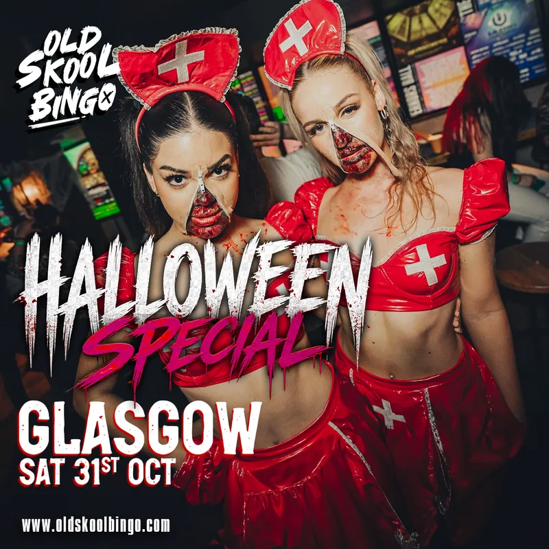 Old Skool Bingo Sat 31st October Glasgow Halloween special