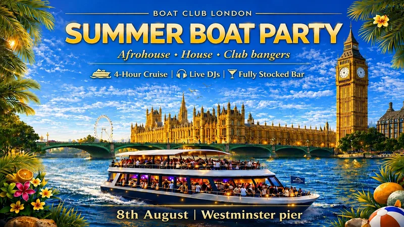 London's Hottest Summer Boat Party
