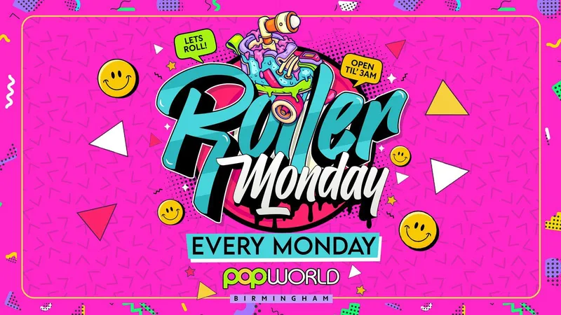 🛼ROLLER MONDAYS POPWORLD BIRMINGHAM