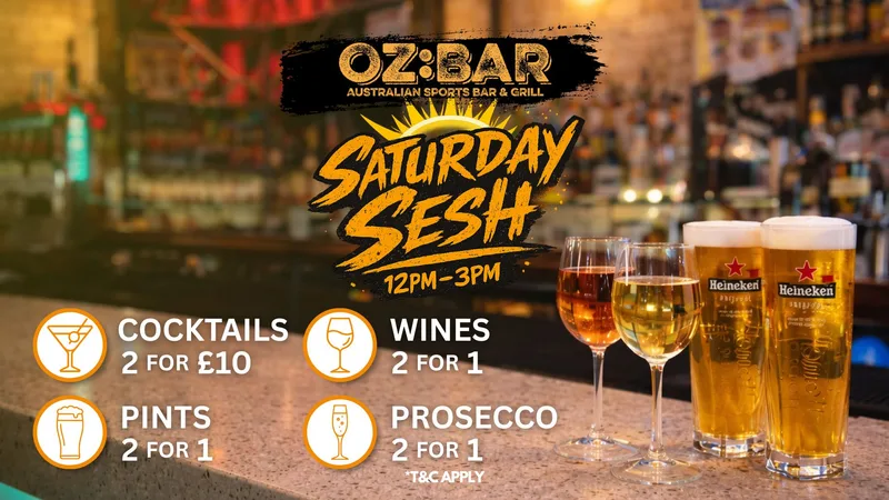 SATURDAY SESH | OZ:BAR | 01.08.26