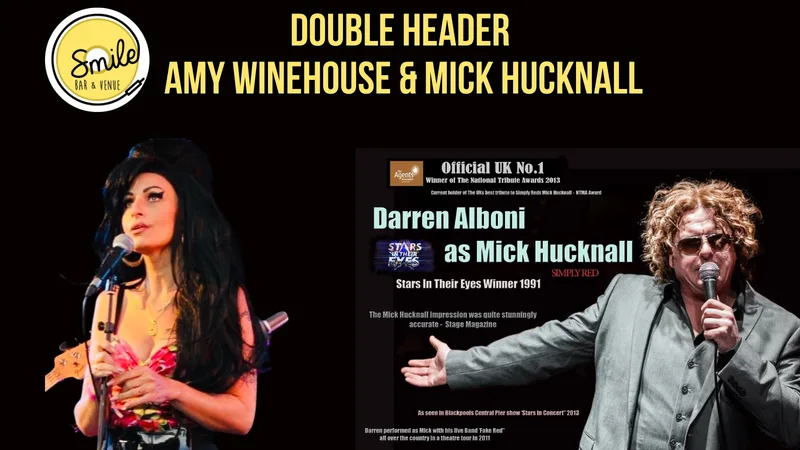 DOUBLE HEADER A TRIBUTE TO AMY WINEHOUSE & MICK HUCKNALL – SIMPLY RED