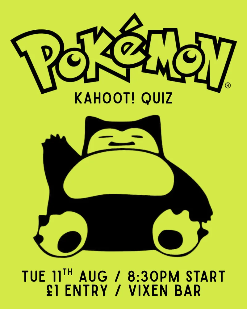 Pokemon Kahoot! Quiz