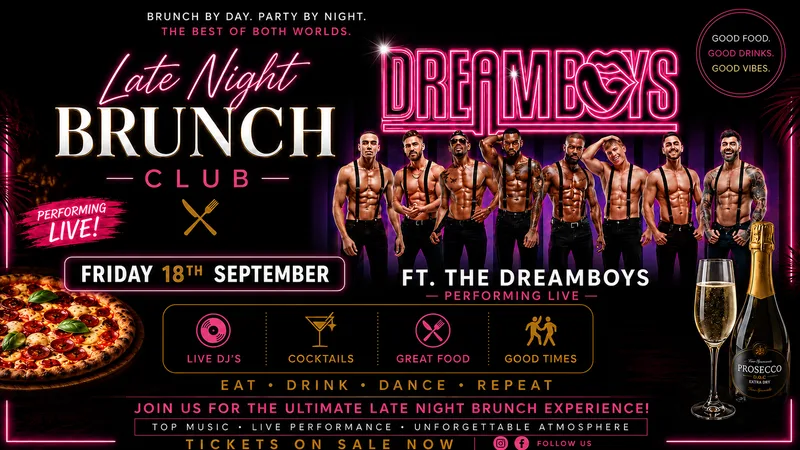 DREAMBOYS LIVE - LATE NIGHT BRUNCH CLUB
