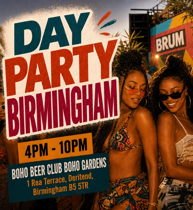 BOHO BEER GARDEN - Bashment, Hip-Hop, & Afrobeats Day Party