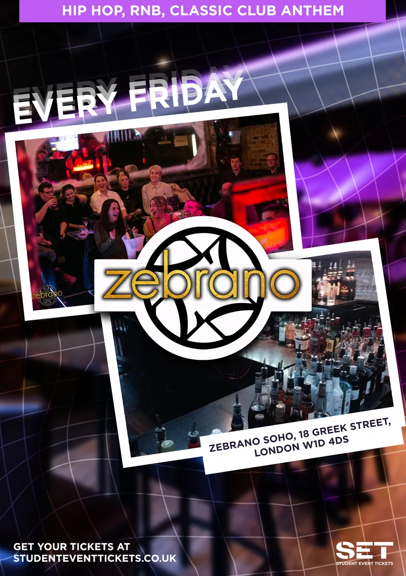 FRIDAYS @ ZEBRANO SOHO 18TH SEPTEMBER SET