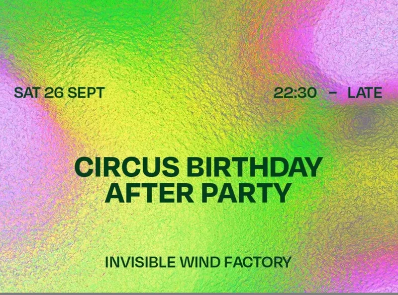 Circus Birthday After Party