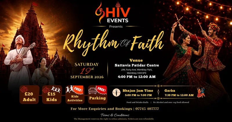 Rhythm of Faith - Bhajan Jam & Garba Night 2026