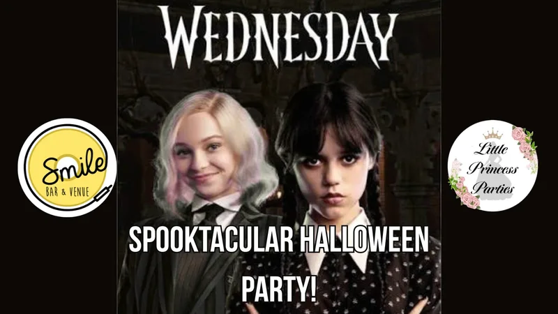 Join Wednesday & Friends for a Spooktacular Halloween Party!