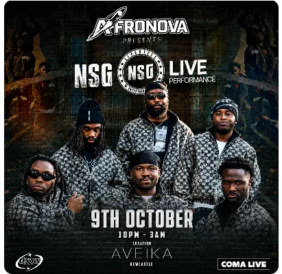ONYX EVENTS X AFRONOVA PRESENTS: NSG PERFORMING LIVE!!