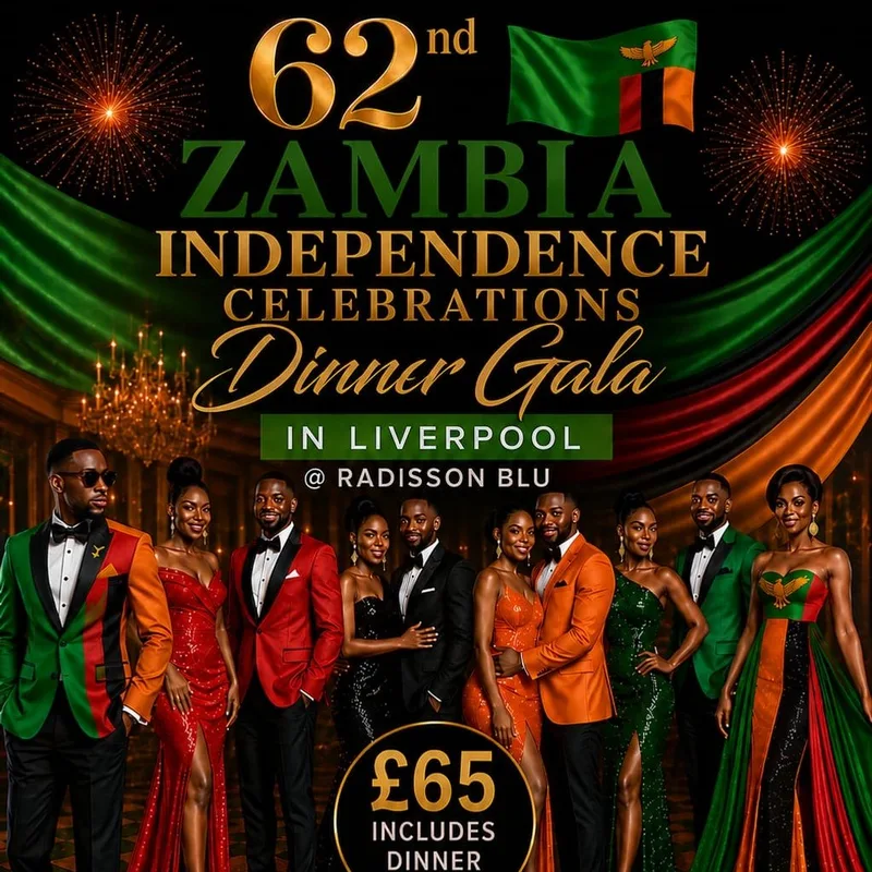 Zambia Independence Day 62nd Dinner Gala Liverpool