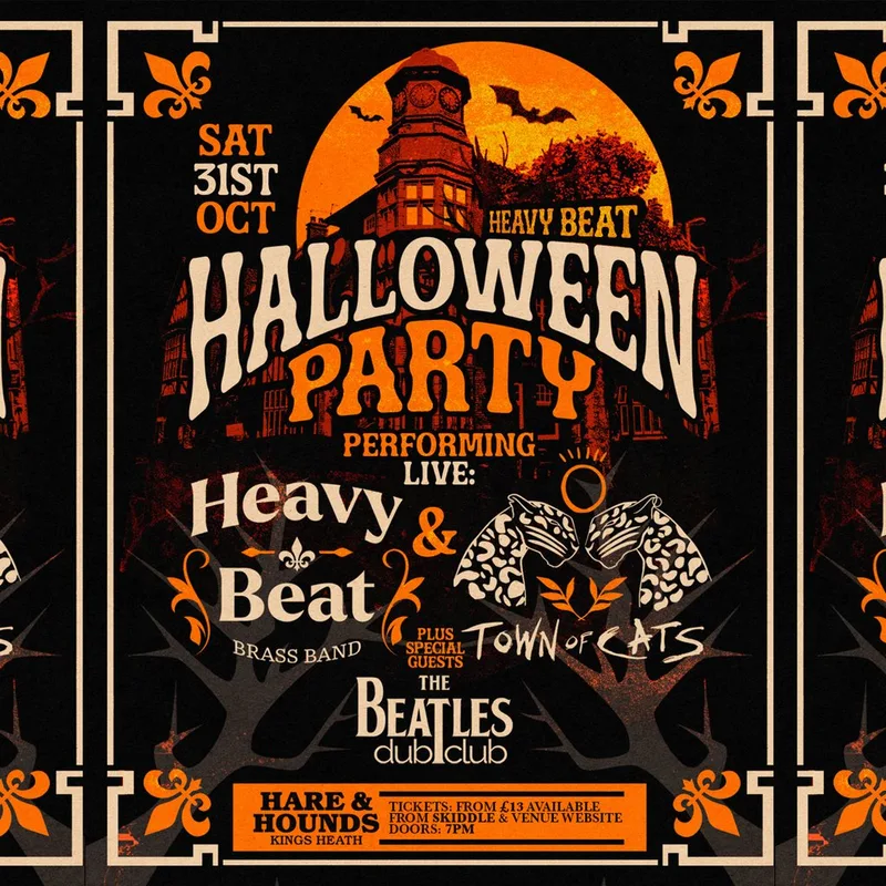 Heavy Beat Halloween Party - Town Of Cats & The Beatles Dub Club