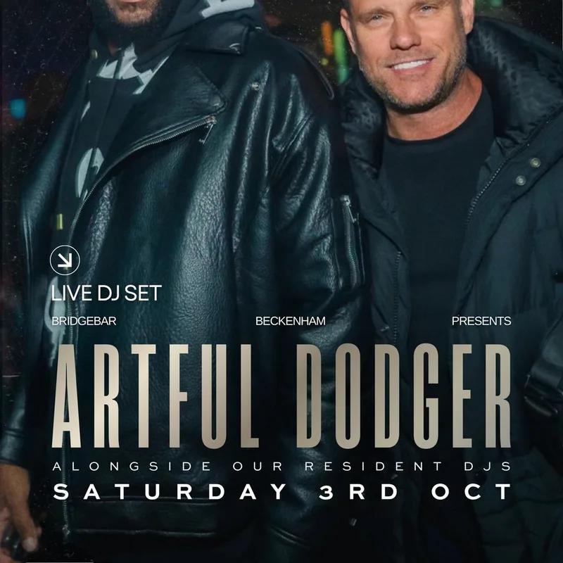 Artful Dodger + 80s vs 90s Night at Bridgebar