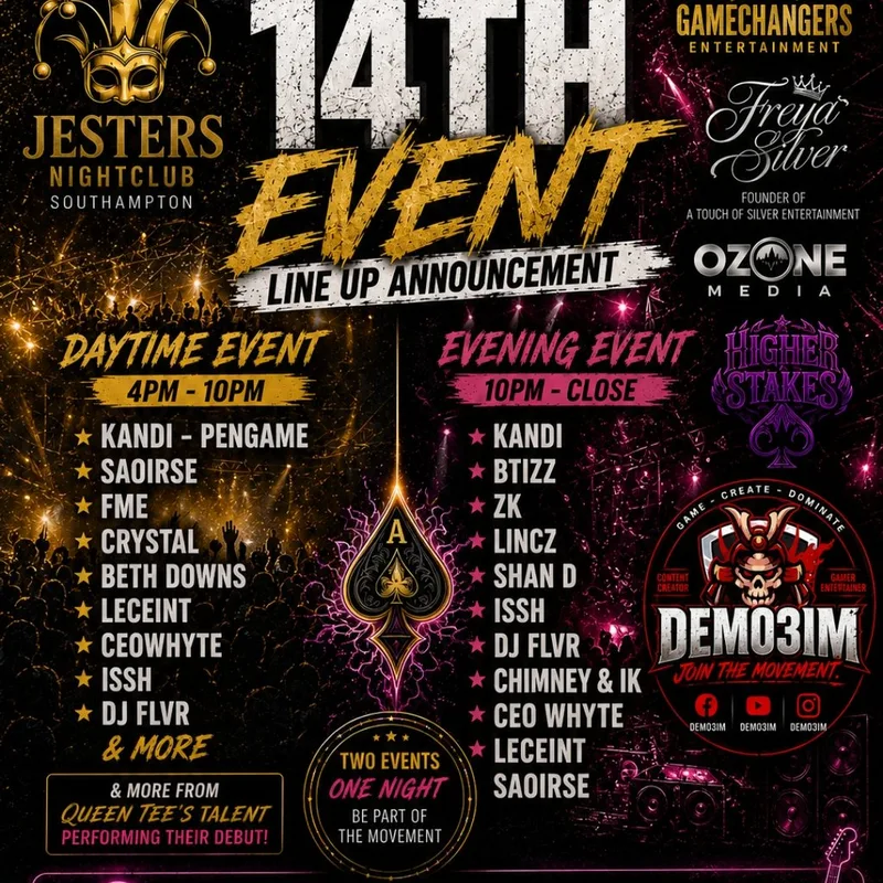 Gamechangers Southampton Presents