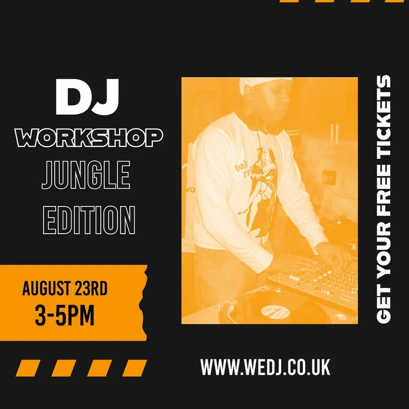we DJ over 40's DJ Workshop - Jungle Edition