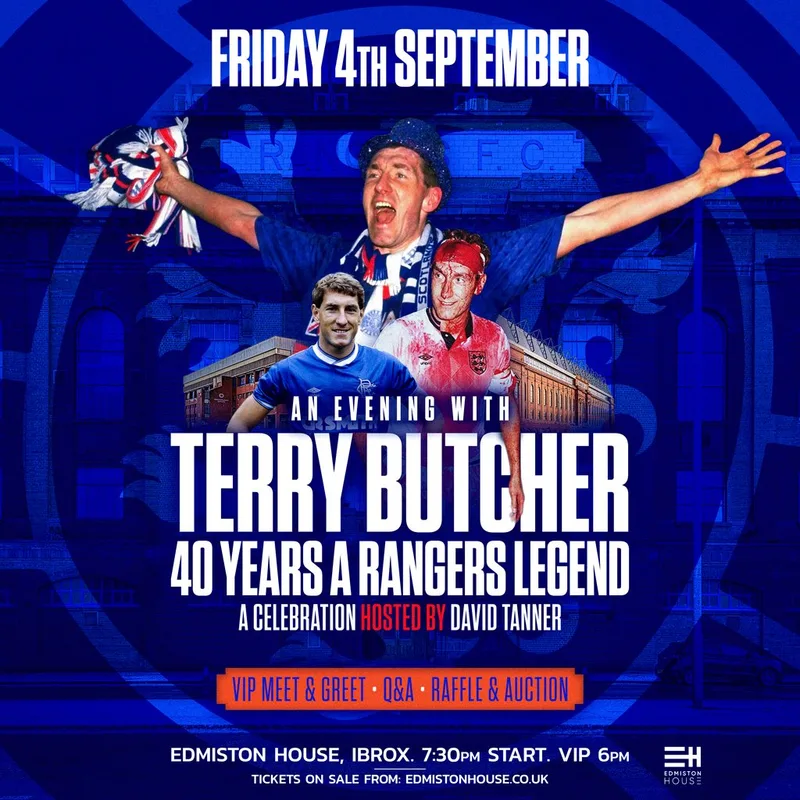 An Evening With Terry Butcher... 40 Years a Rangers Legend