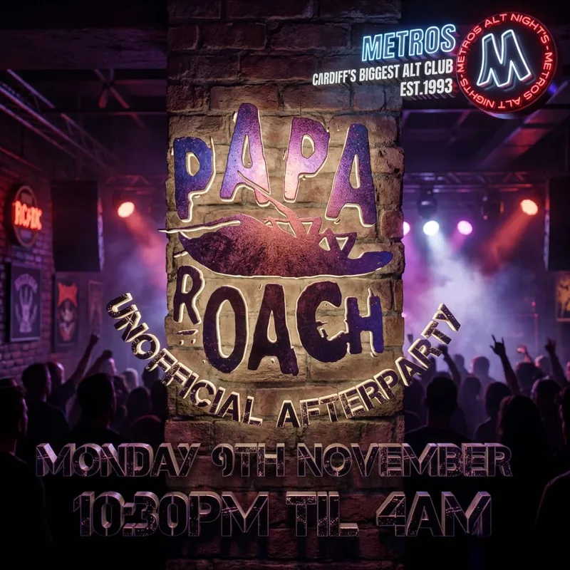 Papa Roach Unofficial Afterparty - Monday 9th November