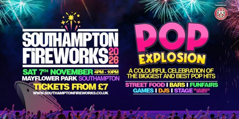 Southampton Fireworks 2026 – The POP EXPLOSION!